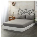 King Size Waterproof Mattress Cover Cotton Fitted Sheet Protector Bedsheet - Image 4