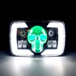 Skull Style LED Projector Headlight with DRL & Indicators – Perfect Fit for Honda CD70 / CG125 - Image 3