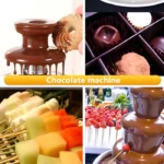 BD-017 Electric 3-Tier Mini Chocolate Fondue Fountain —An Elegant Addition to Your Dessert Table - Image 3