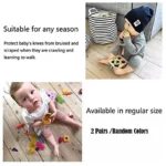 Pack of 2 Pairs Baby Anti-Slip Crawling Knee & Elbow Pads – Soft Breathable Protection - Image 7
