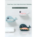 Pack Of 3 Fish-Shaped Double-Layer Adhesive Waterproof Soap Bar Holder Stand Rack For Bathroom, Shower, And Kitchen Walls - Image 11
