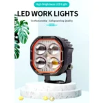 Dual Vision Quad-Lens High-Power LED Auxiliary Light for Motorcycles, Cars & Off-Road Vehicles - Image 9
